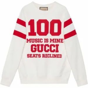 GUCCI HOODIE | “100 MUSIC IS MINE GUCCI SEATS RECLINED”|
